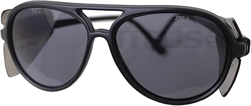 Miniatura 5 de TITUS Gafas de sol G35 Retro Aviator Z87 con protección ocular con protección lateral para motocicleta, tiro DOT ANSI CE, gafas de seguridad
