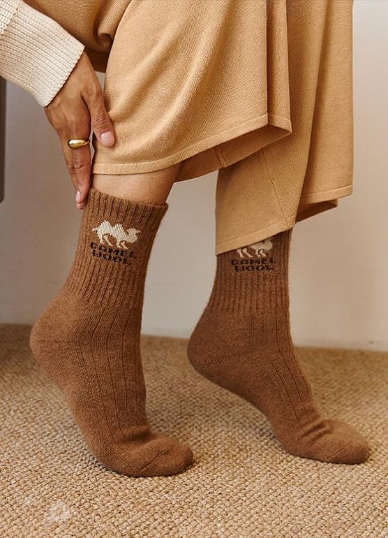 100% Camel Wool Sock2