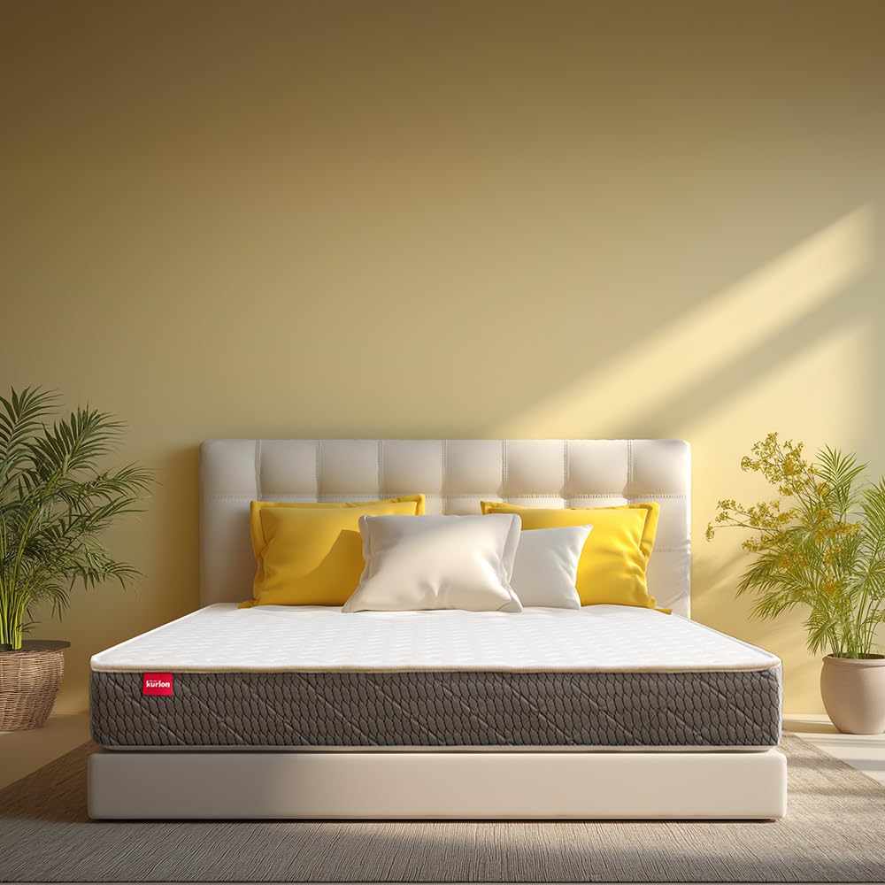 Sponsored Ad - Kurlon Spinel Ortho Mattress | Orthopedic Mattress | Spine Support | Breathable Fabric | Firm Support | High Density Bonded Foam | PU Quilting | Queen Size | 72x60x5 | 2 Yrs Warranty