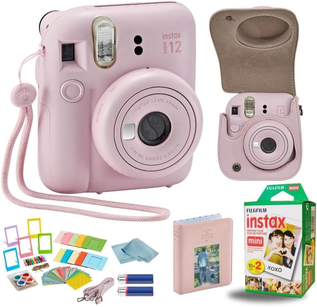 Fujifilm Instant Mini 12 Camera + Accessory Bundle