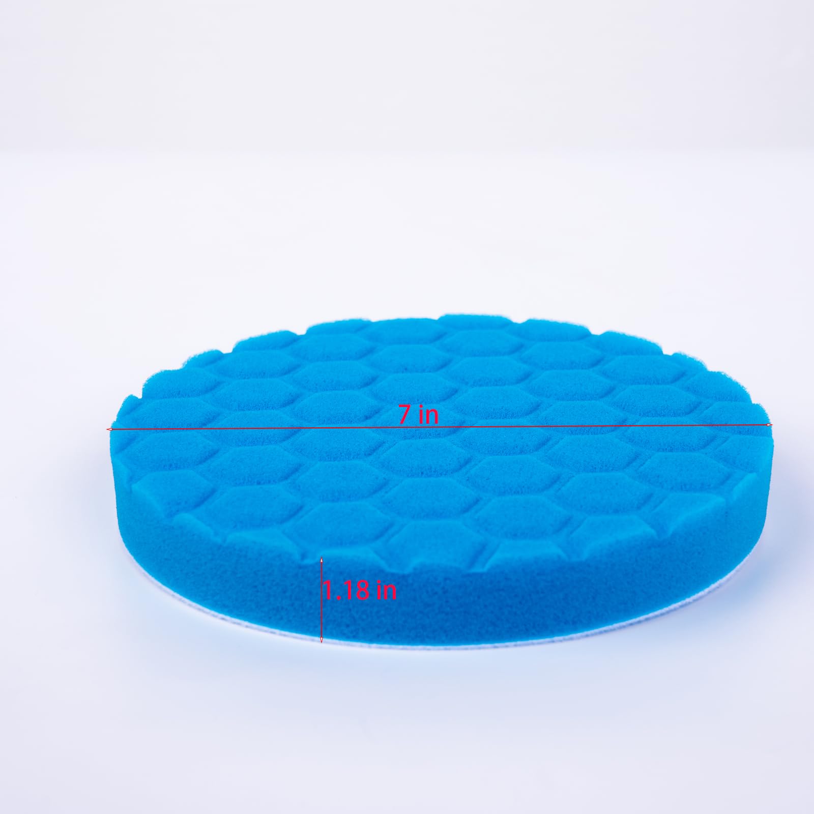 Condition photo showing As Is for polishing pads, 5-pack 7 inch side, for car buffer polisher compounding, polishing and waxing, for 7 inch 178mm back plate composite polishing sponge pad cutting polishing pads