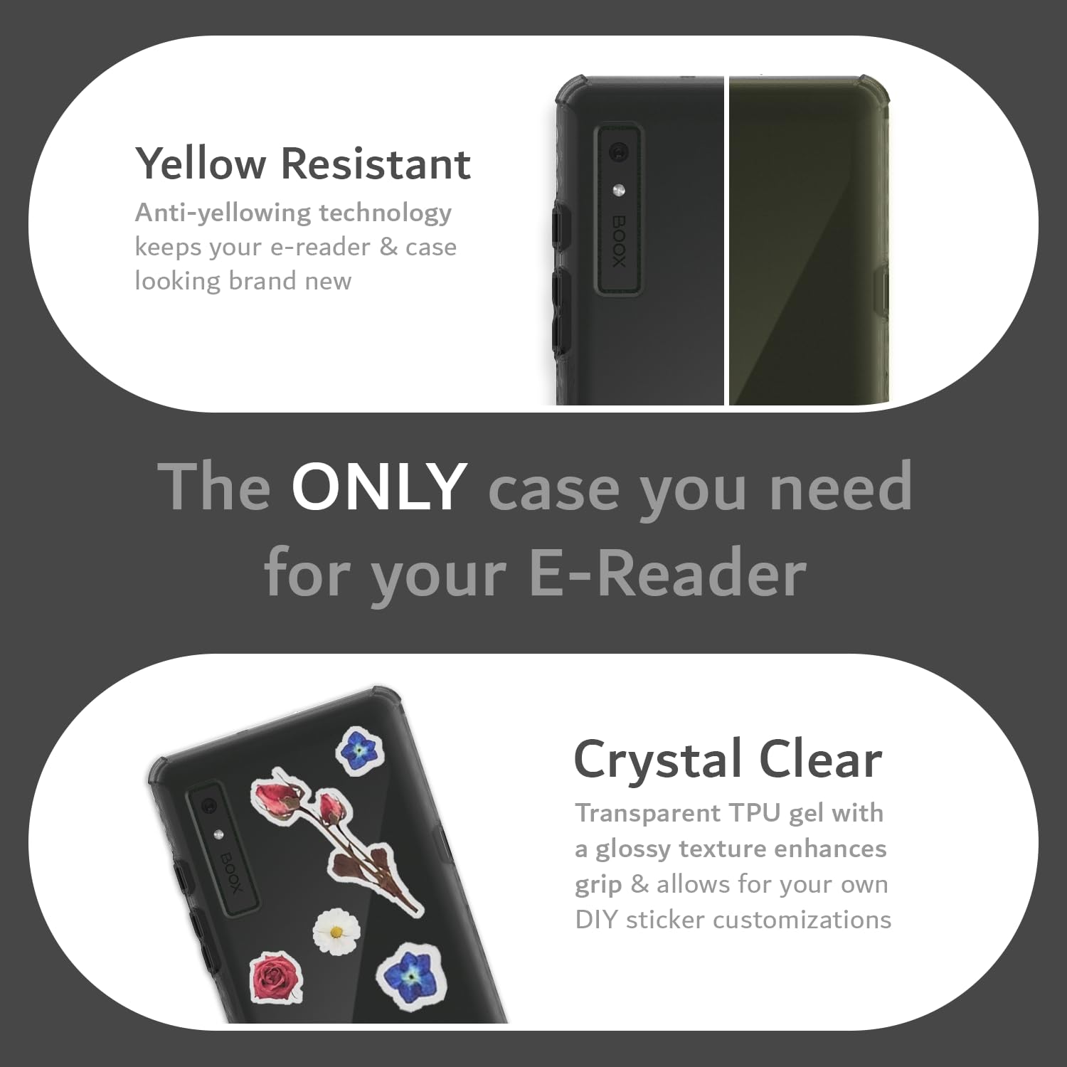 Amazon.co.jp: 「黄ばみ防止」TUDIA SKN Onyx Boox Palma ケース 電子