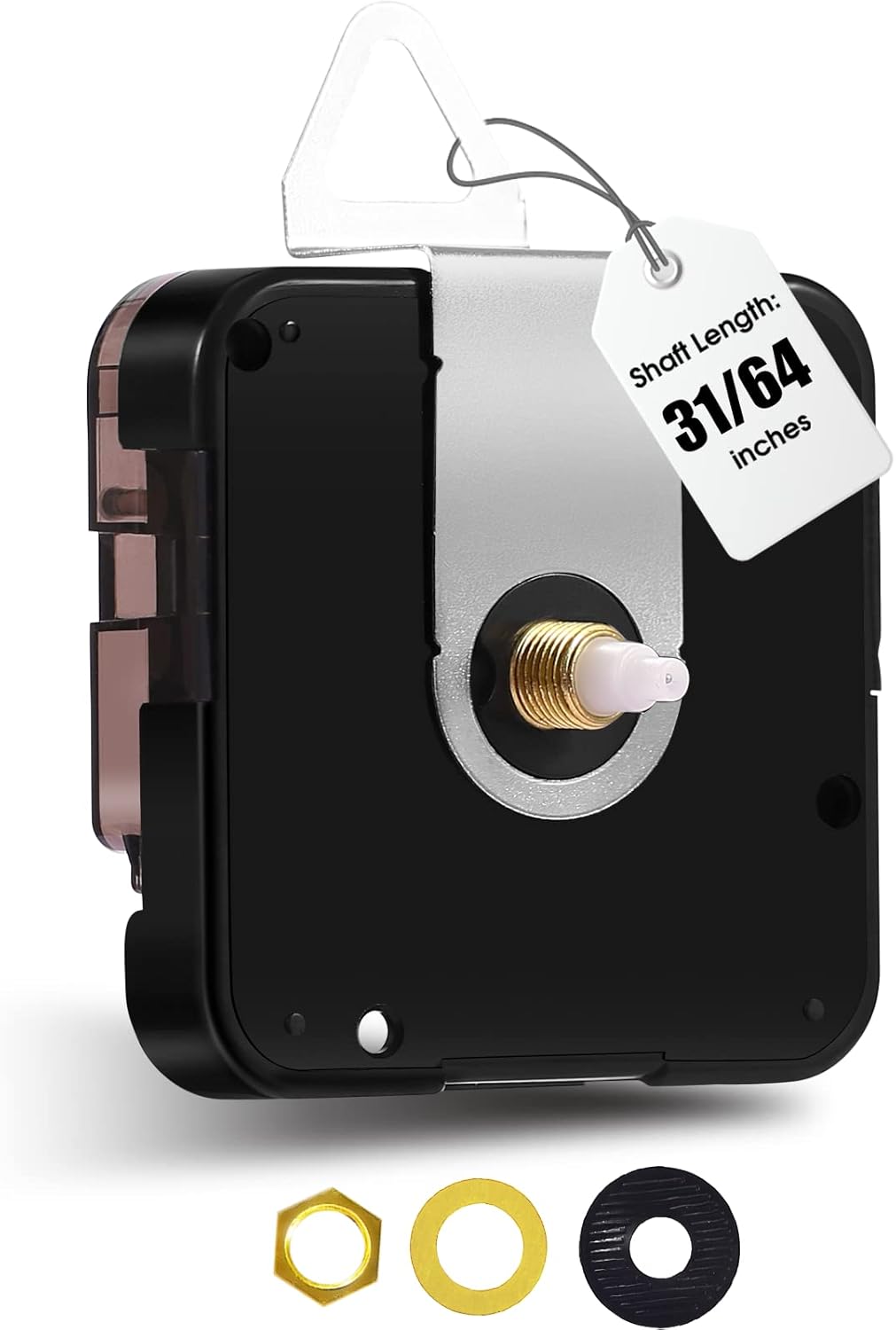 12888 Super Silent Sweep Clock Mechanism, 5/16 inches 59/