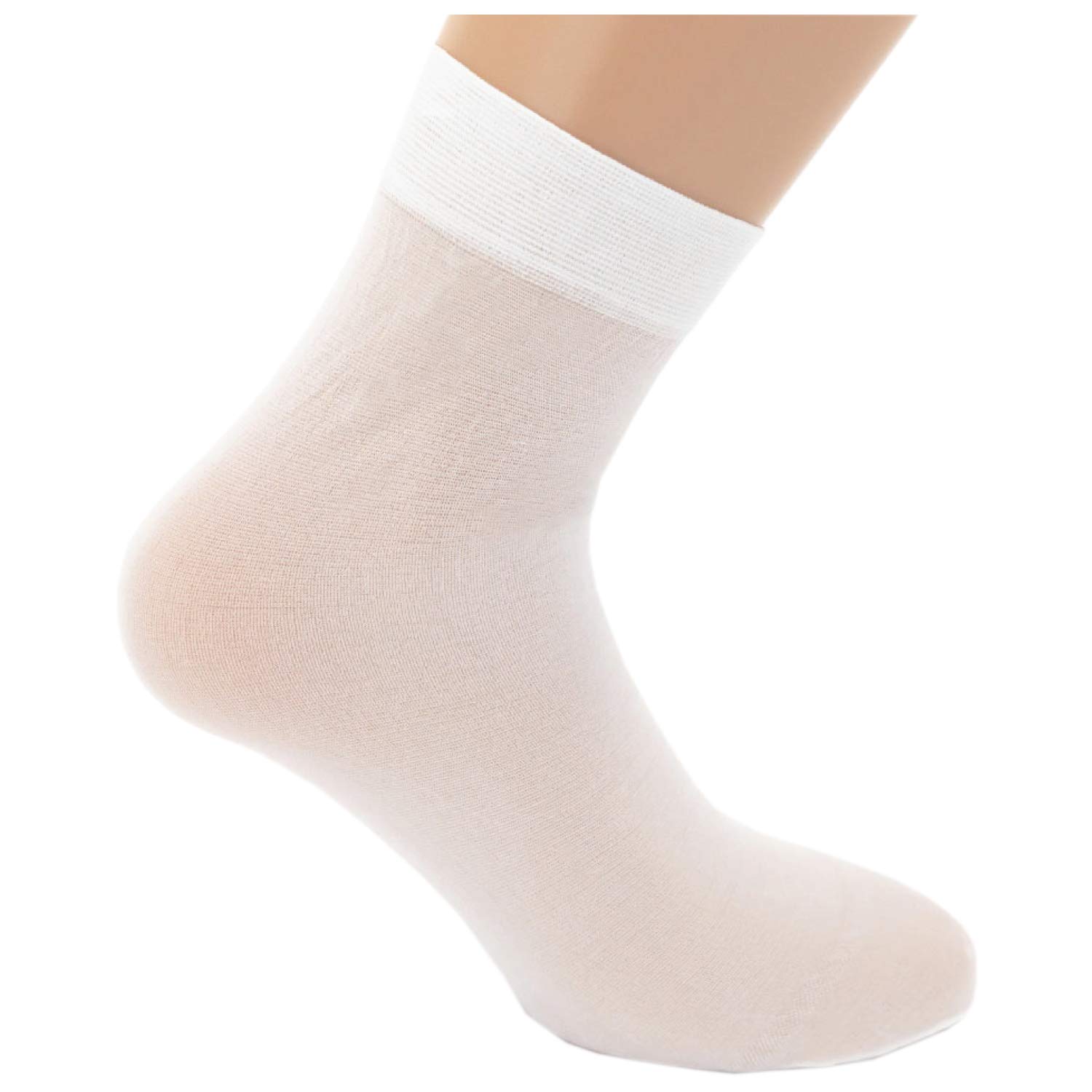 100 Paaren Einweg-Hygienesocken für Sport und Arbeit, aus Nylon, Unisex, Einheitsgröße, Weiß