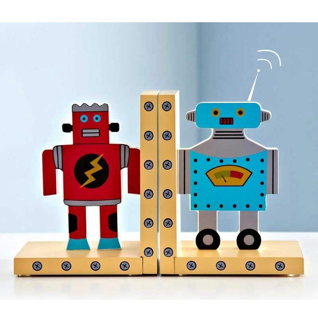 Serre-Livres Uniques Mignon Robot Nonskid Bookends Art Bookend Cadeau Porte-Livre
