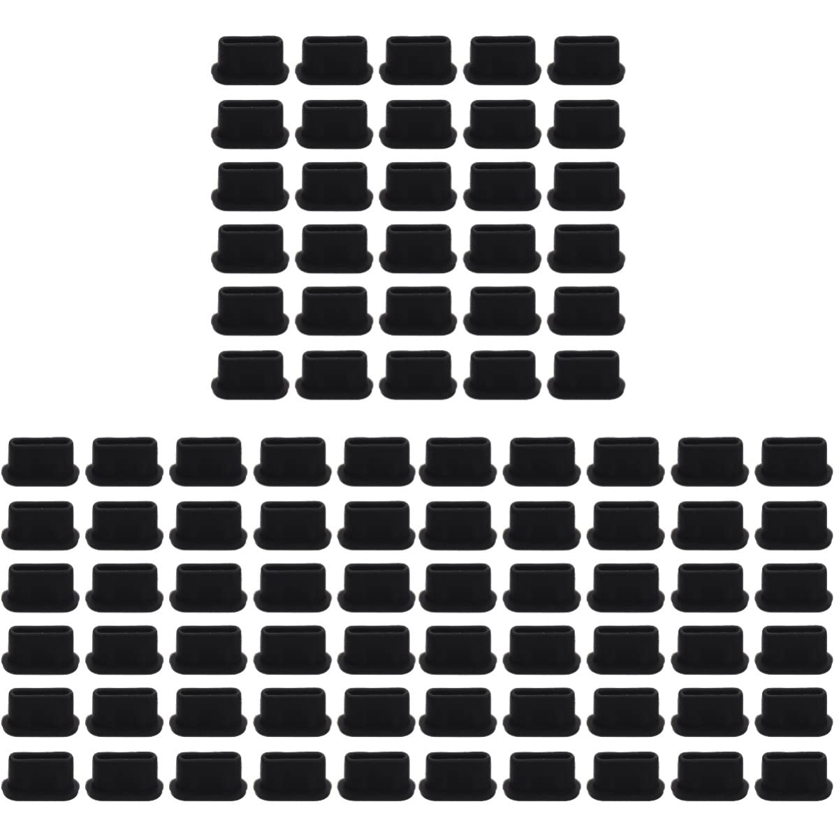 Hemobllo 90 pcs Data Cable Dust Plug Type- C Port Plug plugs for cell phones Type- C Anti- Stopper type-c anti- cover laptop anti stopper type-c plugs sponge lap desks Silica gel USB Gaisel