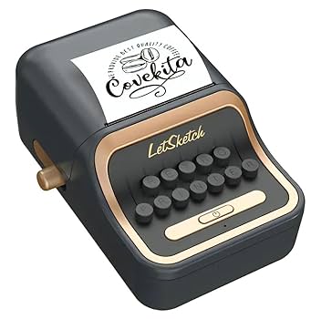 LetSketch（レットスケッチ）　サーマルプリンター　モバイルプリンター レトロ文具】ラベルも写真もスマホから簡単高速印刷！小型