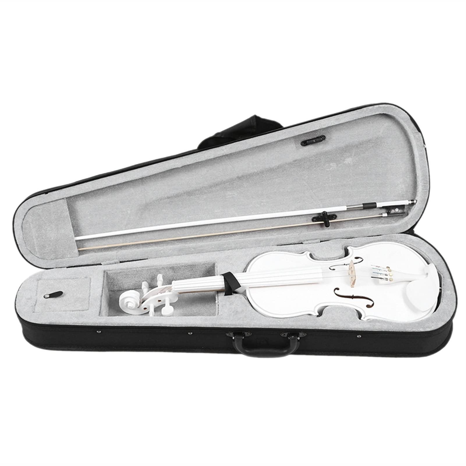 Cello Kit Violin Student Violin 4/4 Full Size Violin Violin Set Child Beginner White Violin - Image 2
