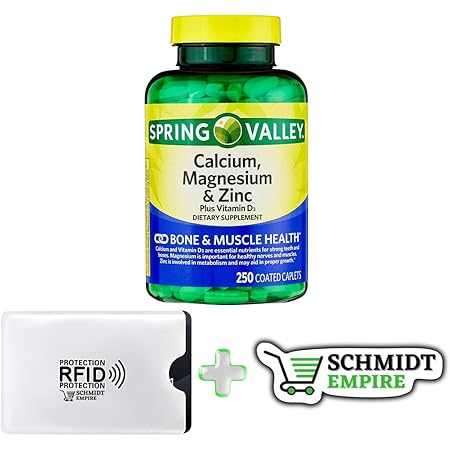 Spring Valley Calcium, Magnesium and Zinc + Vitamin D3250