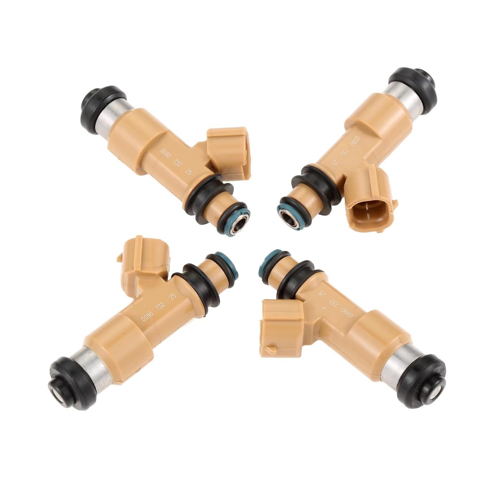 Iukmrt One Color For Subaru For Forester For Impreza For Outback 2.5L For Wrx For Sti For Legacy For Mitsubishi For Eclipse 4 X Fuel Injectors Fuel Injector