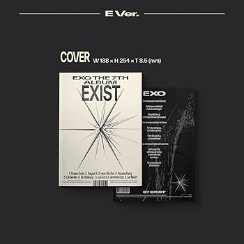 EXO EXIST ポストカード ポスカ Amazon.com: HIJJPS EXO - 7th Album [EXIST] (E Ver.) Cover +