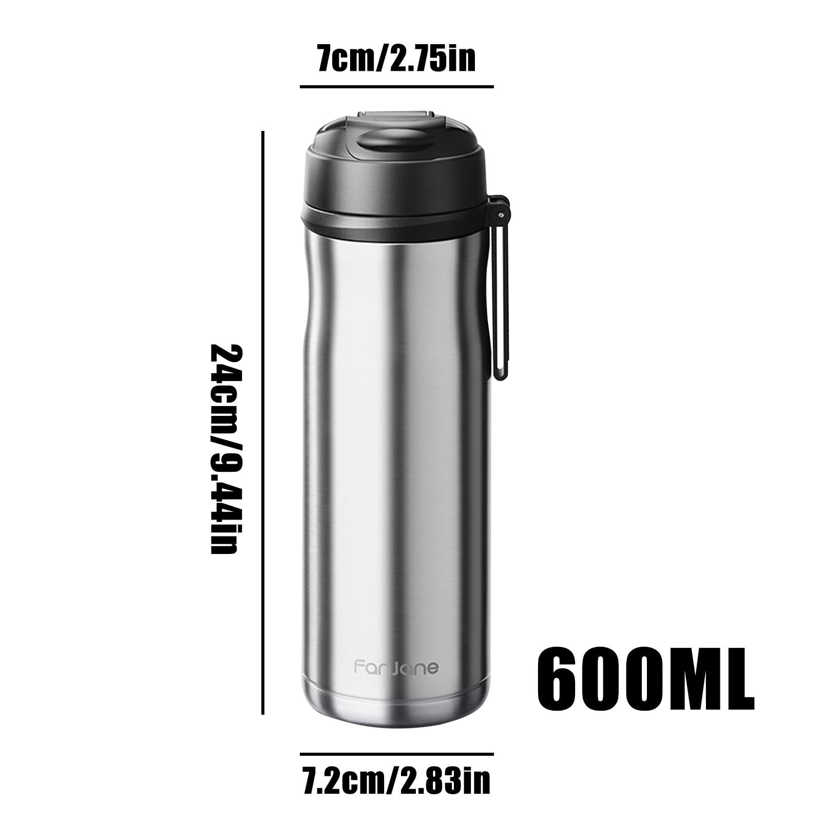 Infusor de té portátil, vaso de té con infusor - Botellas aisladas