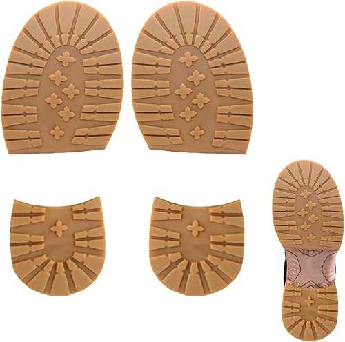Suela de goma de repuesto para zapatos y talones, almohadillas antideslizantes para zapatos protectores de talón para reparación de empuñaduras de
