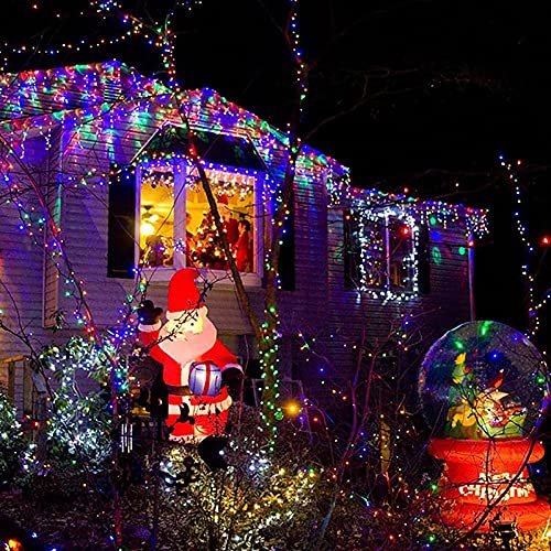 Luces de Cascada LED Icicle para Exterior 100ft Multicolor miniatura 5