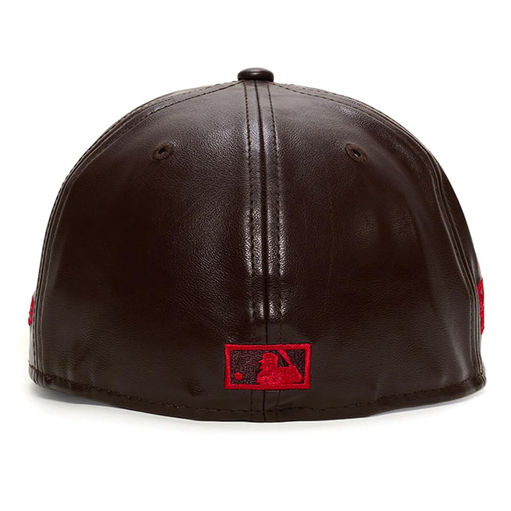 New Era Philadelphia Phillies 59FIFTY Cooperstown Kunstleder 1980 World Series Side Patch Fitted Cap Mütze