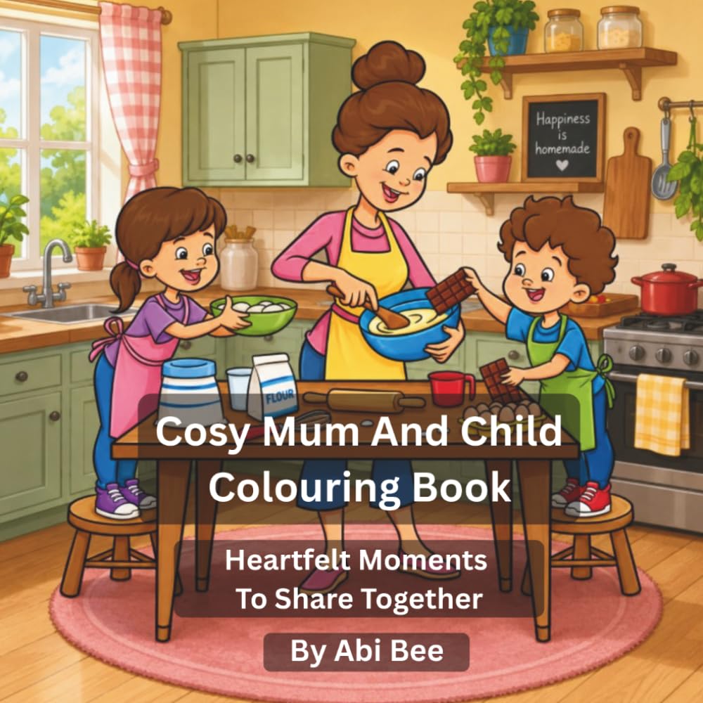Cosy Mum And Child Colouring Book: Heartfelt Moments To Share Together