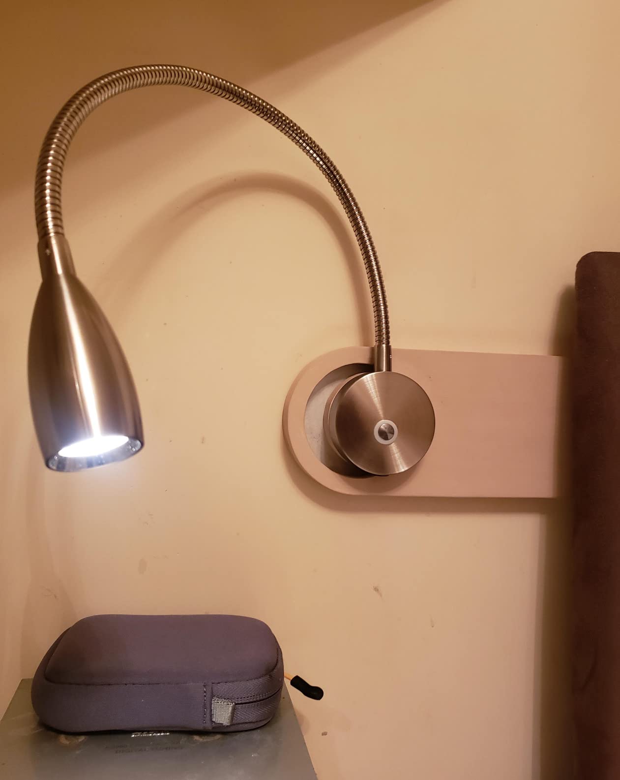 acegoo Bedside Reading Light, Minimalist LED Bed Reading Lamp Dimmable