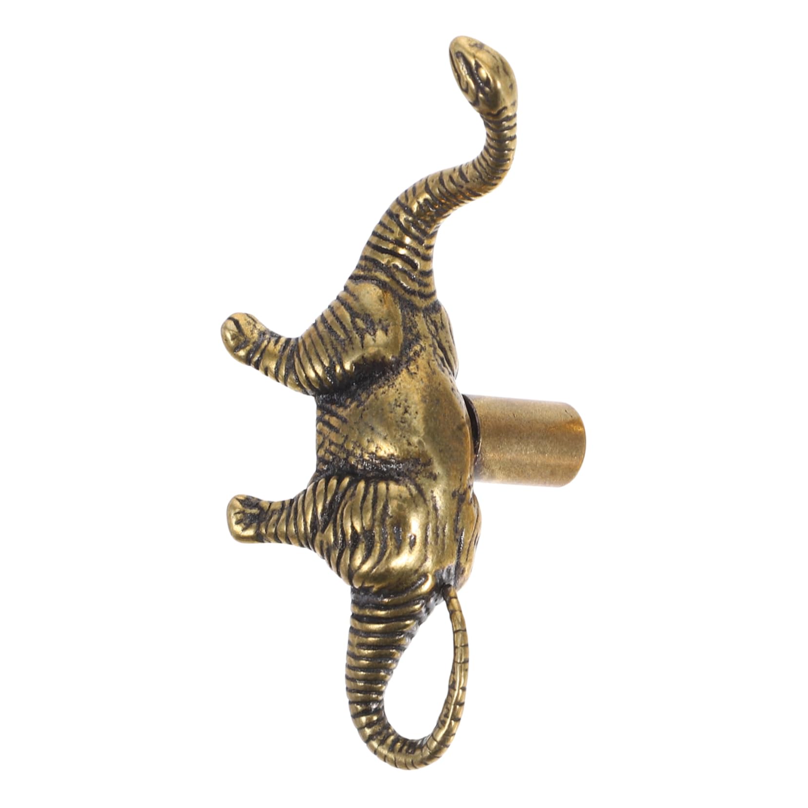 Veemoon Elegant Dinosaur Pull Handles Brass Drawer Knobs Boys and Girls' Decor Smooth Surface Easy Installation Furniture Hardware