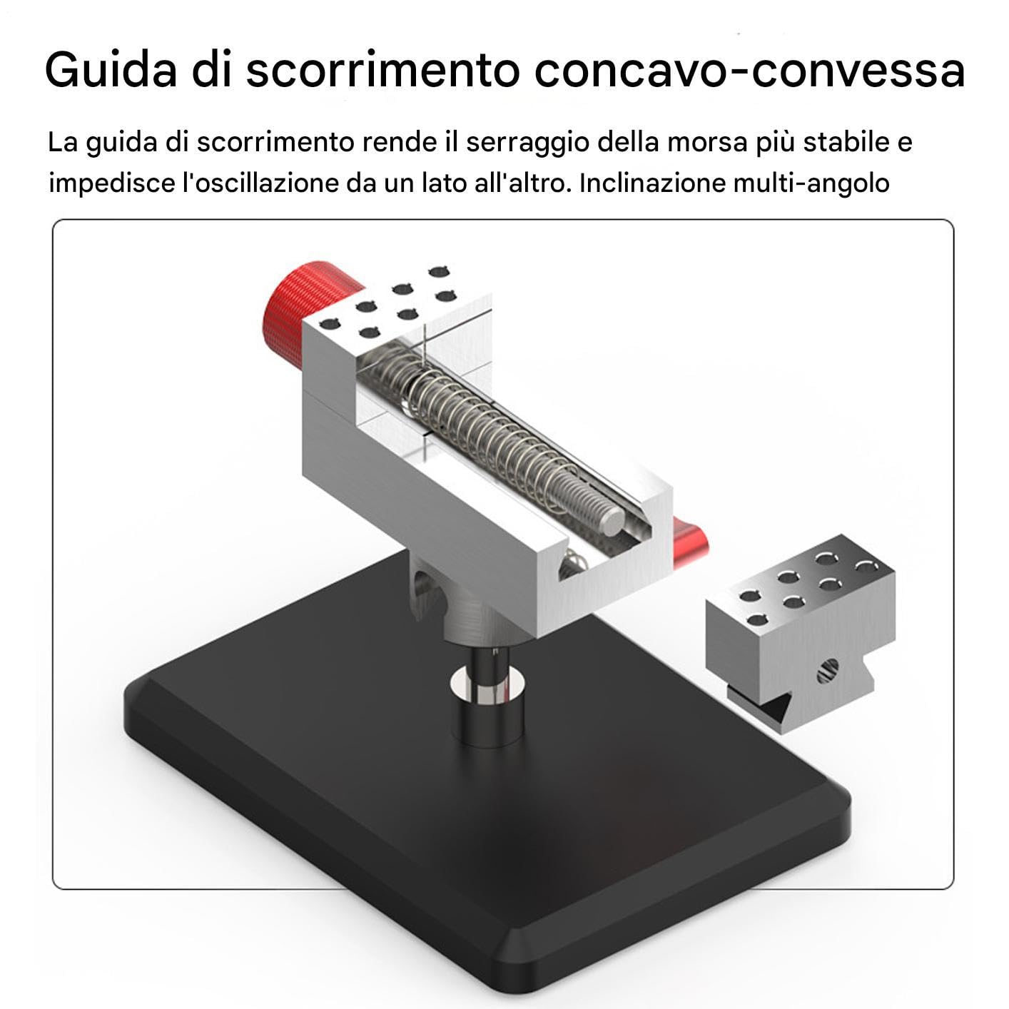 Morsetto Da Banco Mini per Modellismo | Morsetto Da Tavolo Fai Da Te Per Hobbisti, Creatori di Gioielli, Appassionati di Artigianato, Riparatori, Artisti,