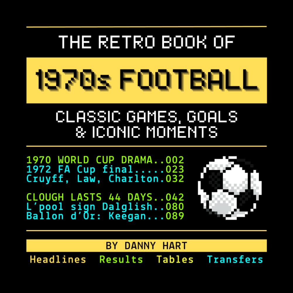 The Retro Book of 1970s Football: Classic Games, Goals & Iconic Moments: Reliving Football History Through Nostalgic TV Graphics (The Retro TV Football Book Series)