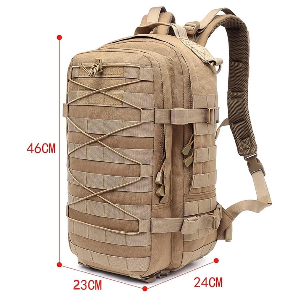 Zaino Borsa per Utensili, Sport All'aperto Alpinismo E Caccia Borsa, Viaggio Escursionismo Pesca Multifunzionale-Nero