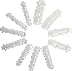 Unha Postiça Molde F1 Natural Unhas Gel Polygel em Caixa (Quadrado, 1cx)