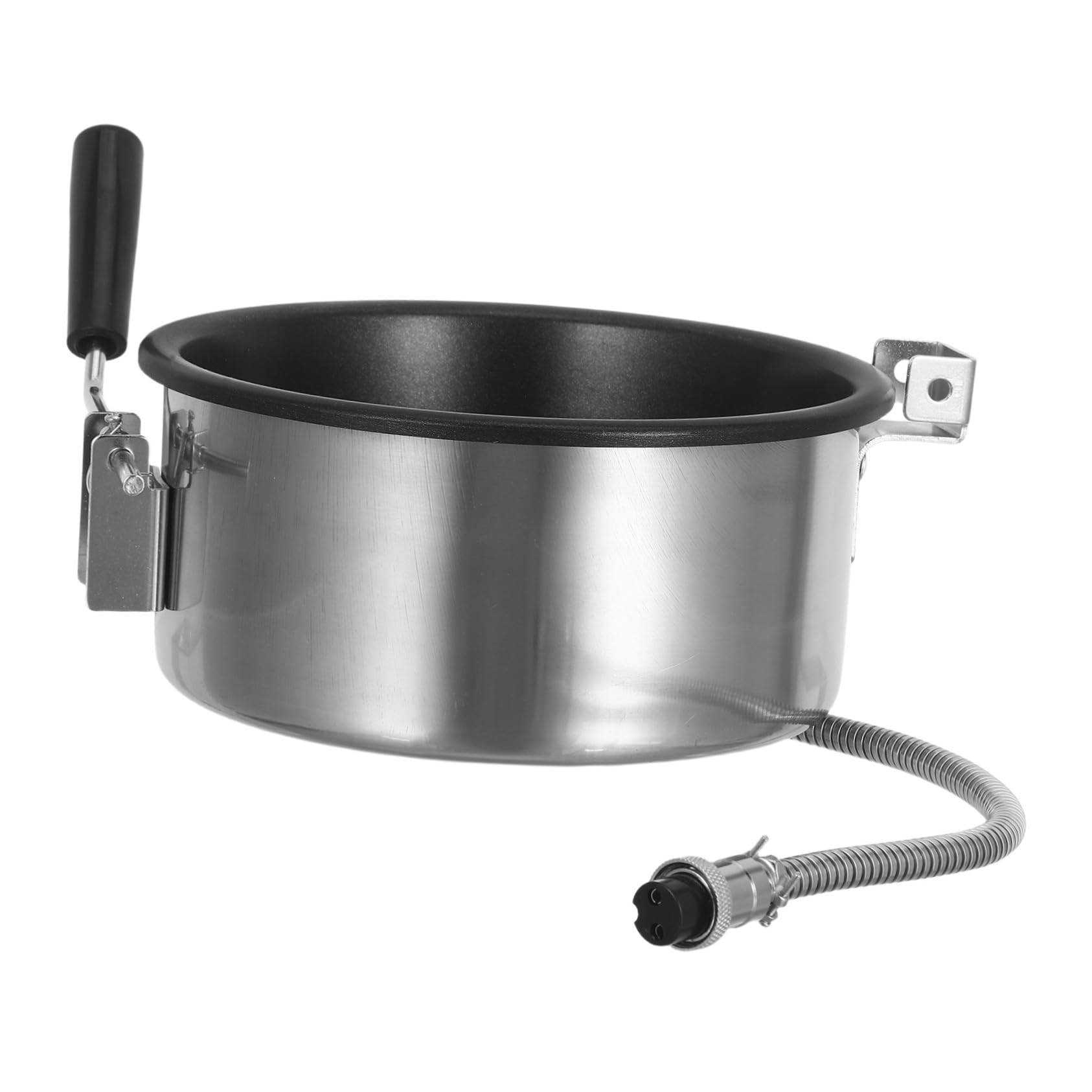 Ersatz Popcorntopf 8 Oz aus Edelstahl und Aluminium mit Antihaftbeschichtung für Popcornmaschinen Zubehör für Familienfilmabende und Kleine Küchen