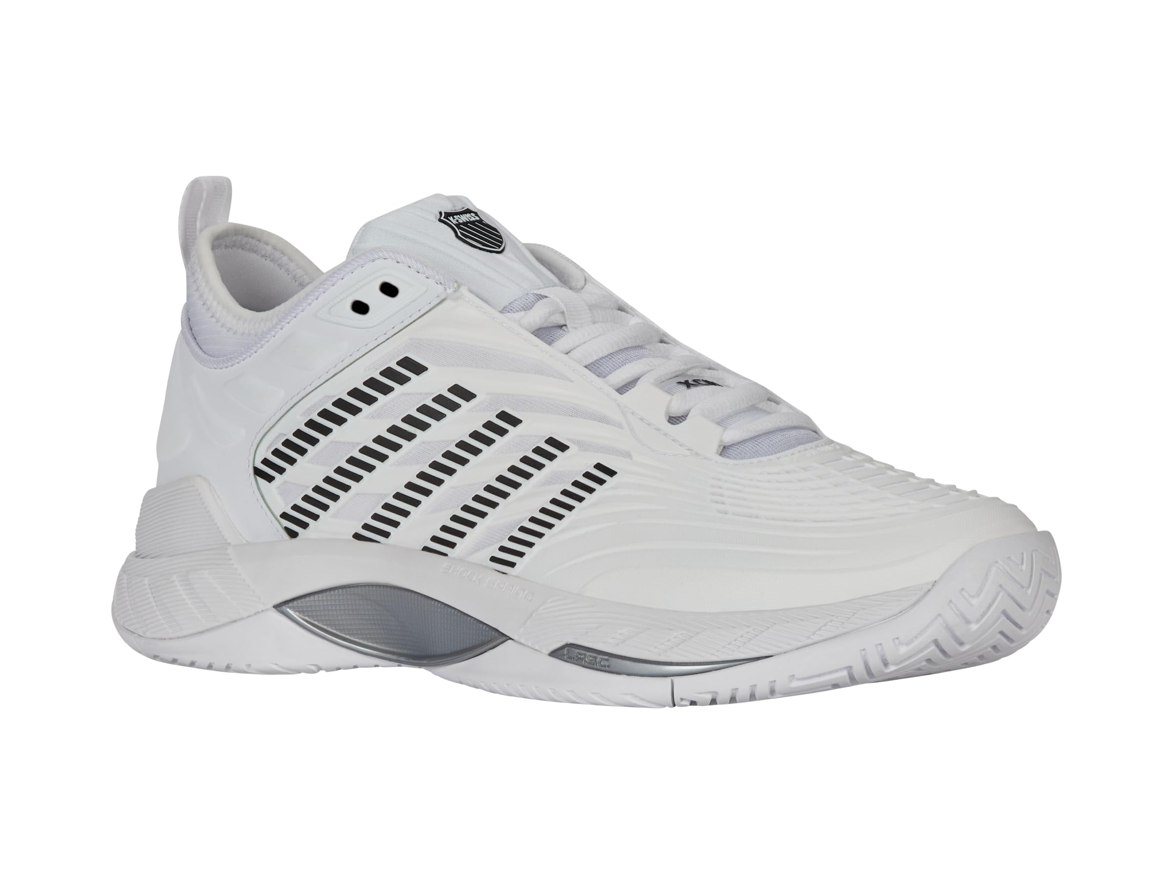 K-Swiss Men's Hypercourt Supreme 2 Tennis Shoe, White/Black, 11.5 M
