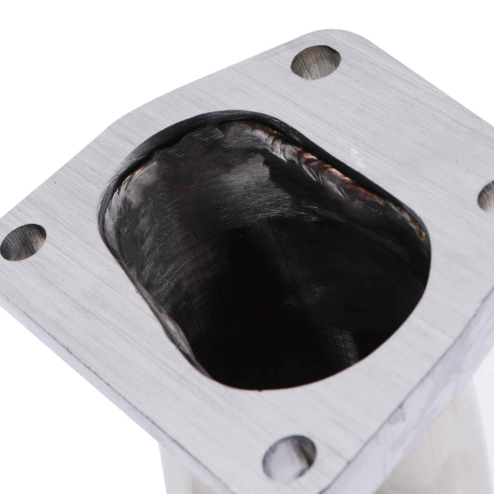 Tubo di scarico decat da 7,6 cm, compatibile con Fiat Abarth 08-18 1.4 IHI Turbo in acciaio inox De Cat Down Pipe Upgrade