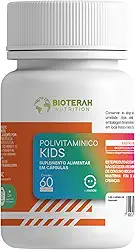 Polivitamínico Kids 60CAPS BIOTERAH - Suplemento Infantil Completo Vitaminas e Minerais Suporte Nutricional