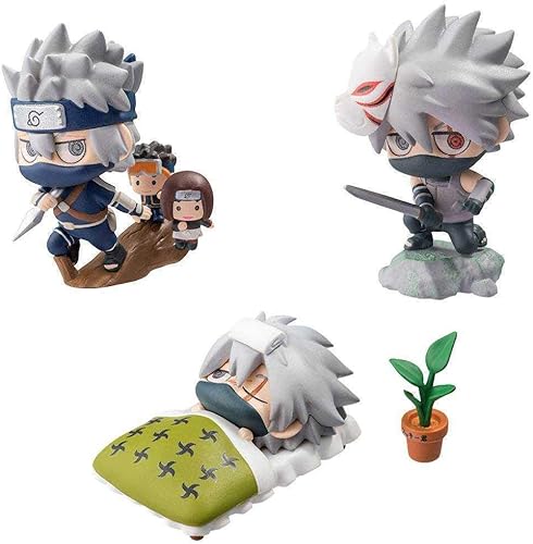 Megahouse Petit Chara Land Naruto Shippuden: Conjunto especial de Kakashi Hatake