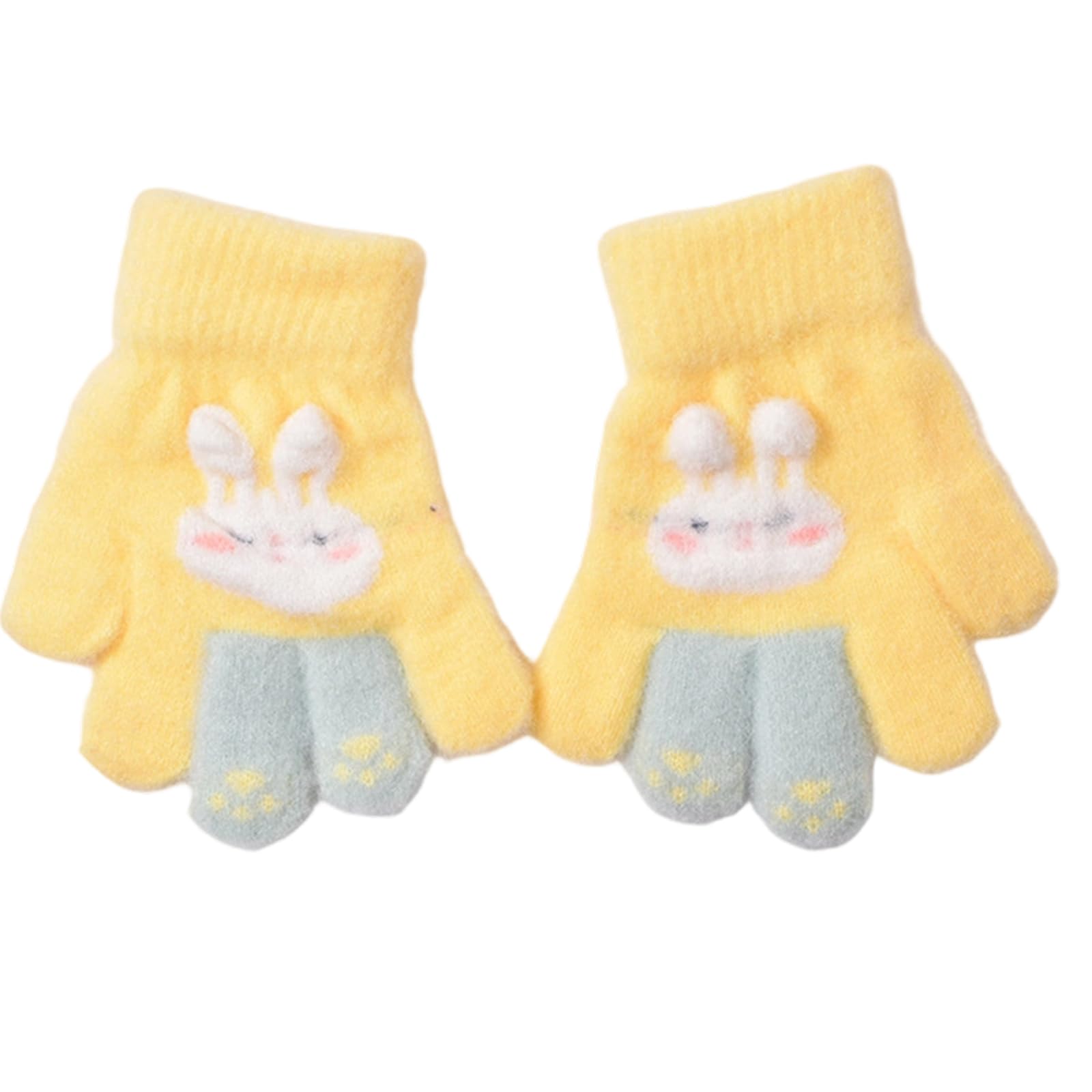 MICFENY Adorable Rabbits Shaped Gloves For Handwear Easy Clean Winter Essential