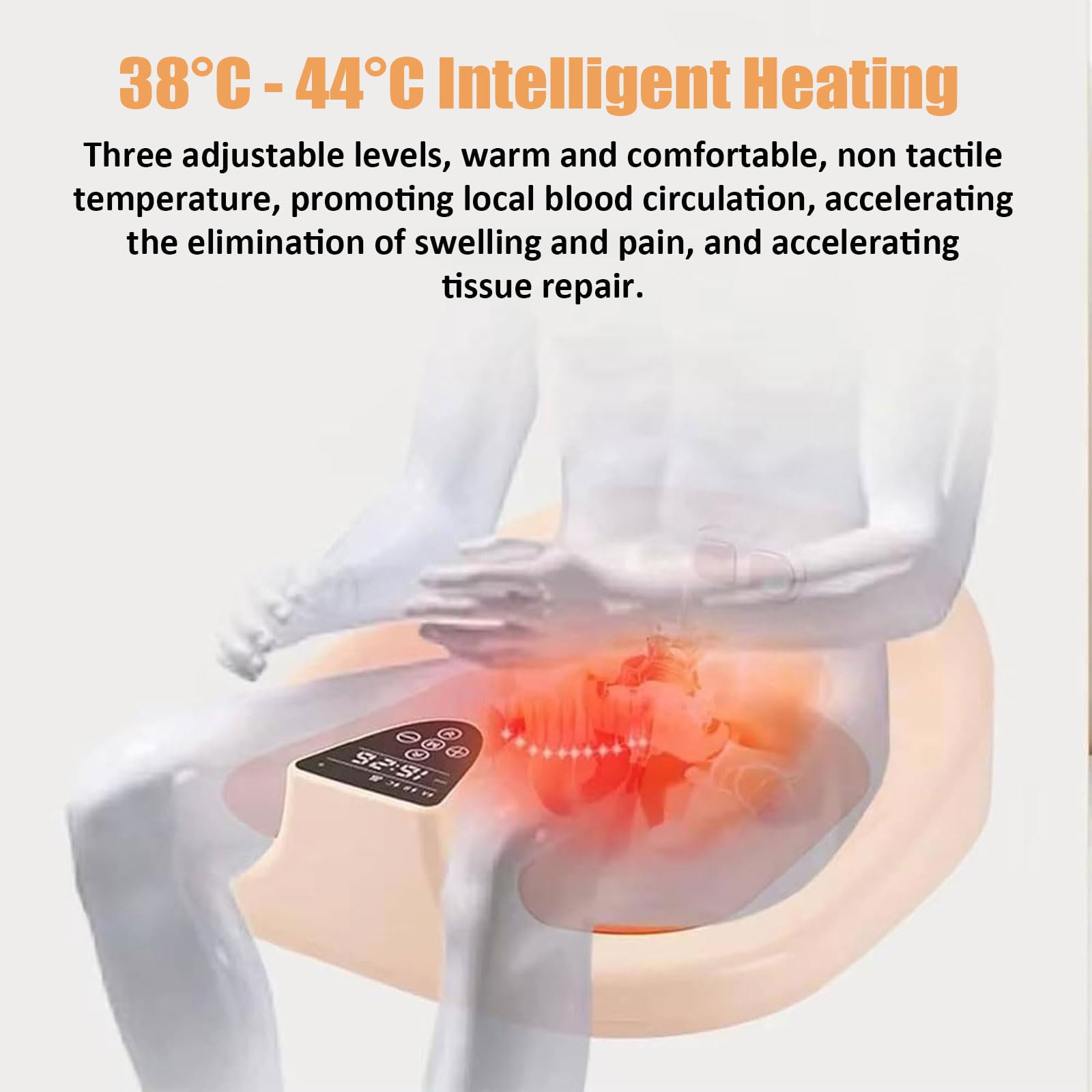 Beckenbodenmuskeltrainer für Frauen und Männer, EMS-Kegel-Trainer-Inkontinenzbehandlung Eevice, Kegel-Stuhl, 38-44 ° C-Temperatur, Postpartale Rehabilitation und Gesäßverbesserung