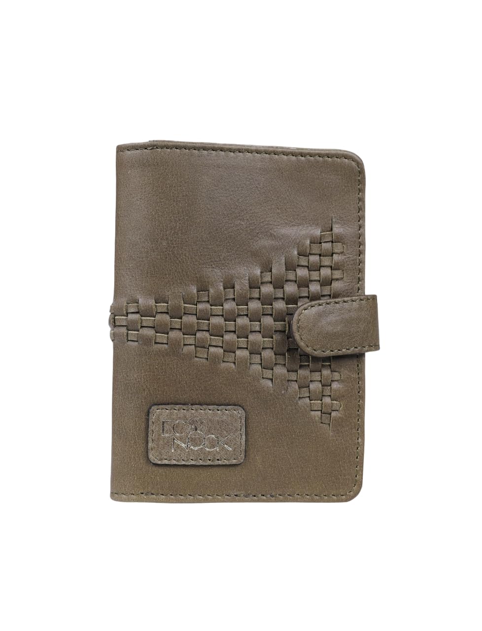 Soul- Fix Passport Case | No Shoulder Strap,Magnetic Flap Closure | for Men & Women | Upcycled Leather (Olive, 5.5 X 3.5 X 0.5 Inch)-image-30