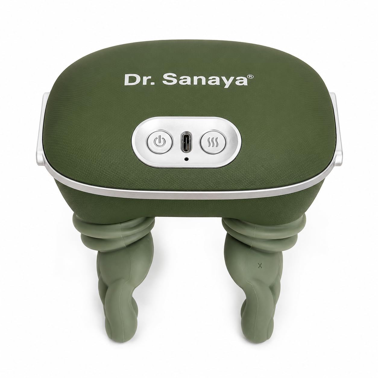 Premium Bionic Heated Shiatsu Massager, Wireless Portable Electric Massager with 4D Deep Tissue Kneading for Neck, Shoulder & Back, Human Hand Simulation for Pain Relief & Muscle Relaxation (Green)-image-30