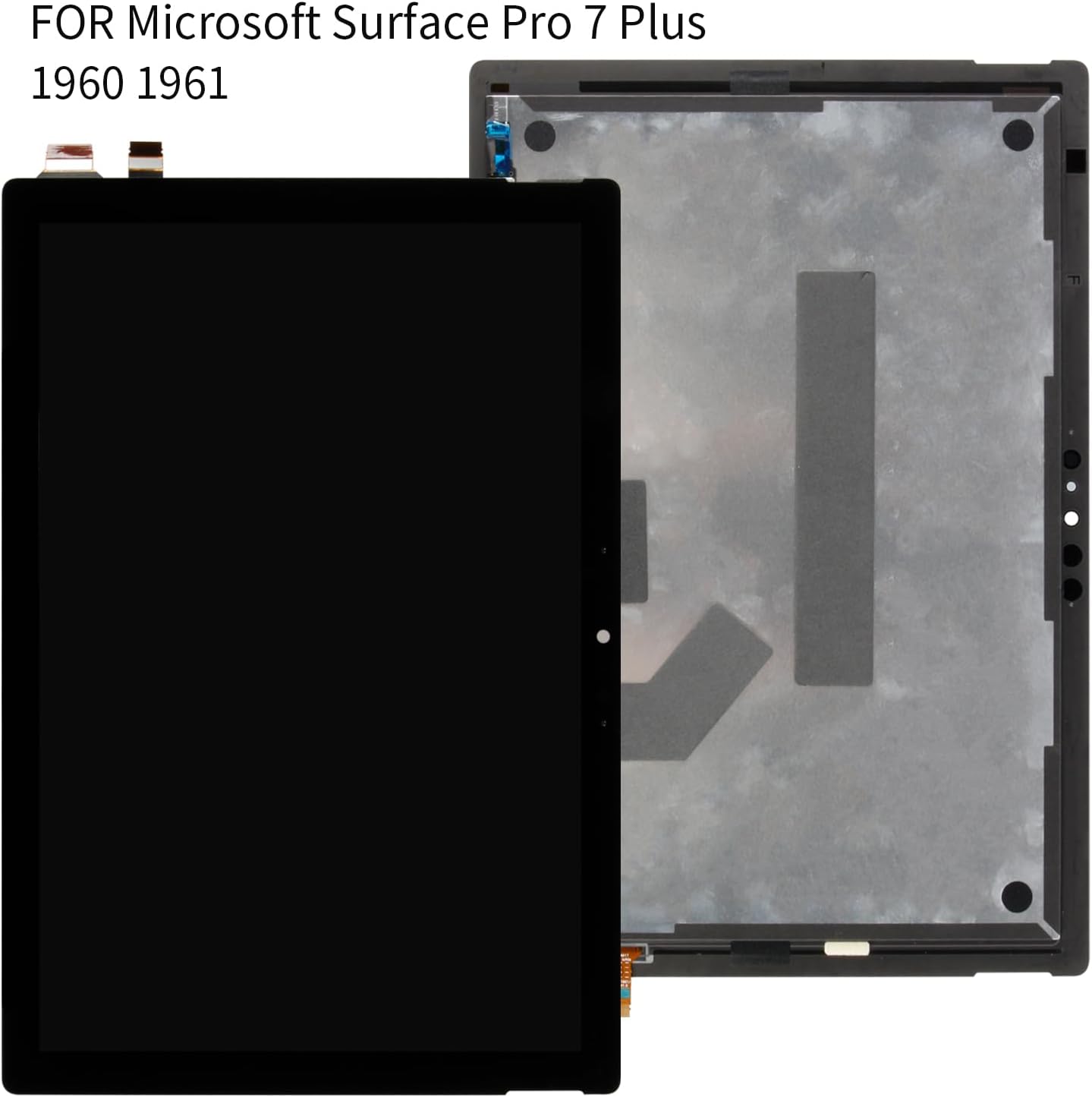 LCD Screen for Microsoft Surface Pro 7 Plus 12.3 Inch Screen Replacement for Microsoft Surface Pro 7 Plus 1960 1961 LCD Display Touch Digitizer Glass Assembly with Tool (Not Fit for Pro 7)