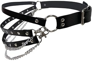 Gothic Steam Punk O-Ring Chain Belt