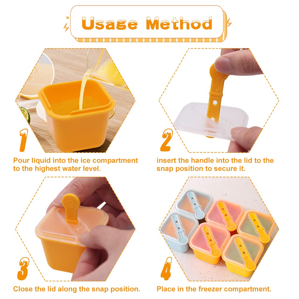 Lot De 2 Moules à Glaçons - 6 Carrés 6 Boules Rondes - Avec Couvercle - Grand Bac à Glaçons En Silicone Pour Cocktails, Whisky, Vin, Jus Et Cola