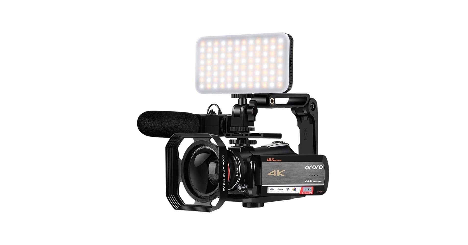 Ordro HDR-AC5 ビデオカメラ フルセット ほぼ新品 a3708 ORDRO AC5 UHD Camcorder 4K Video Camera Camcorder with 12X