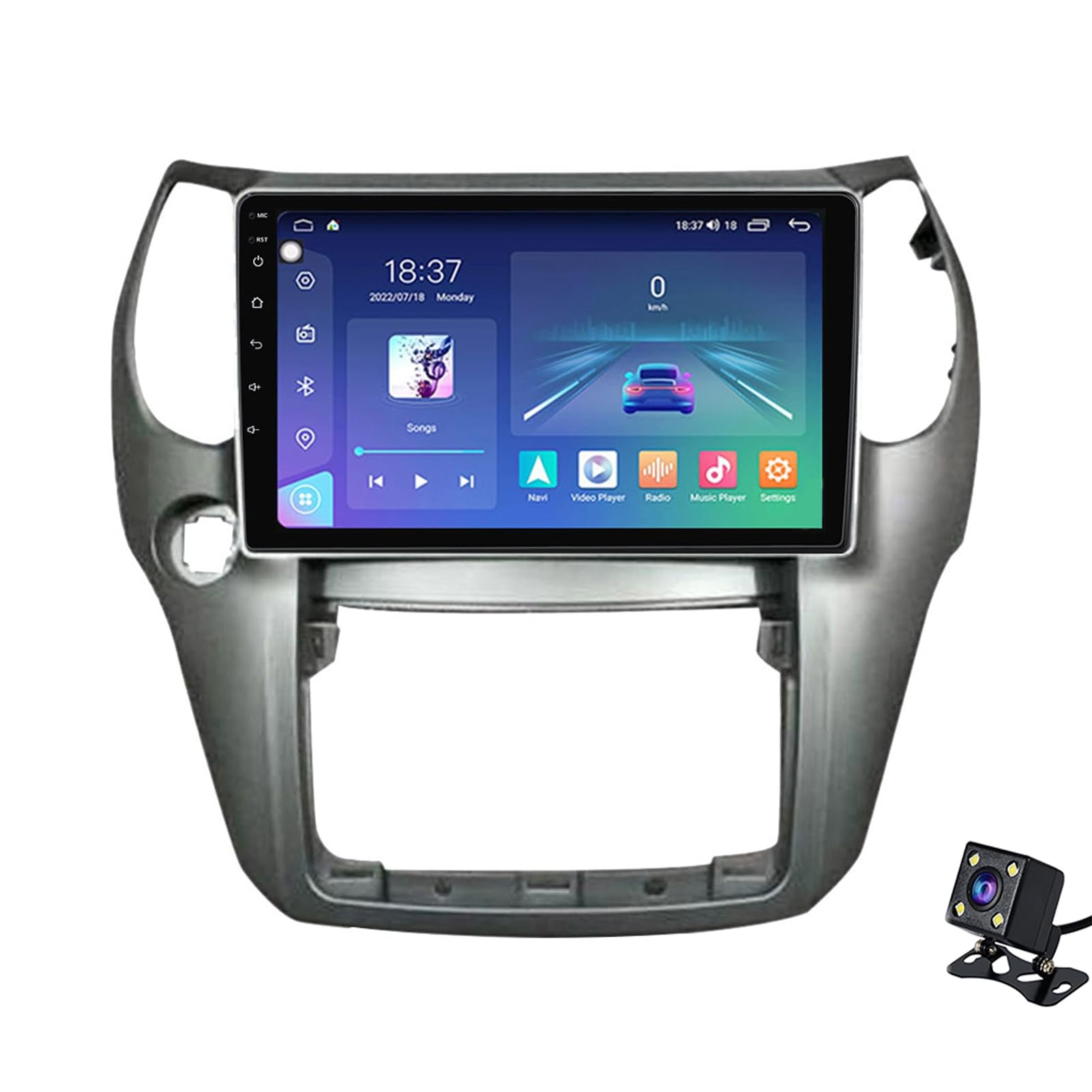 Autoradio Bluetooth Android 12 Haval M4 2013 2015 avec caméra recul 1080p