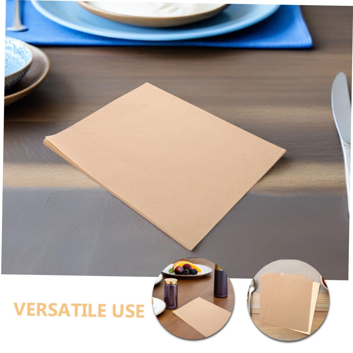 Feuilles de Papier Sulfurisé Cuisson 500 Pièces, Papier Anti-graisse