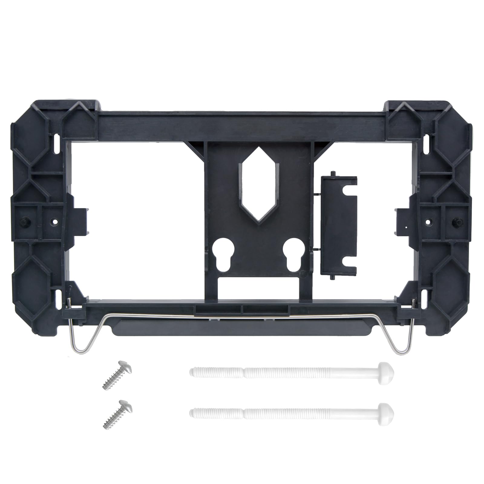 Empyreal Cadre de fixation Compatible avec Geberit Twinline, avec Vis, Tiges de Poussée et Levier de Coupure, Noir