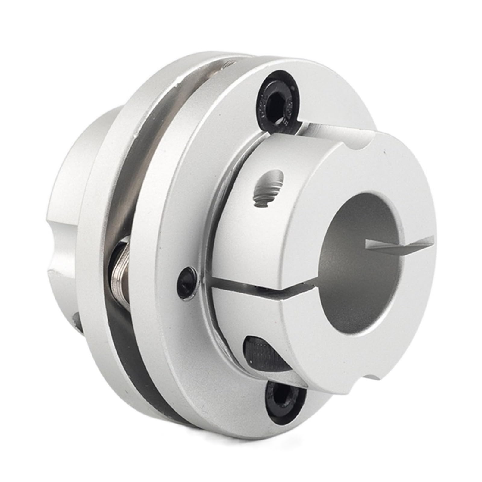 SSIMOO 6mm/8mm/9mm/10mm/11mm/12mm Étagé Simple Disque Bride Couplage Coupleur Flexible Servo Moteur Connecteur Manchon D39L34 Kindly (Size : 11mm-12mm)
