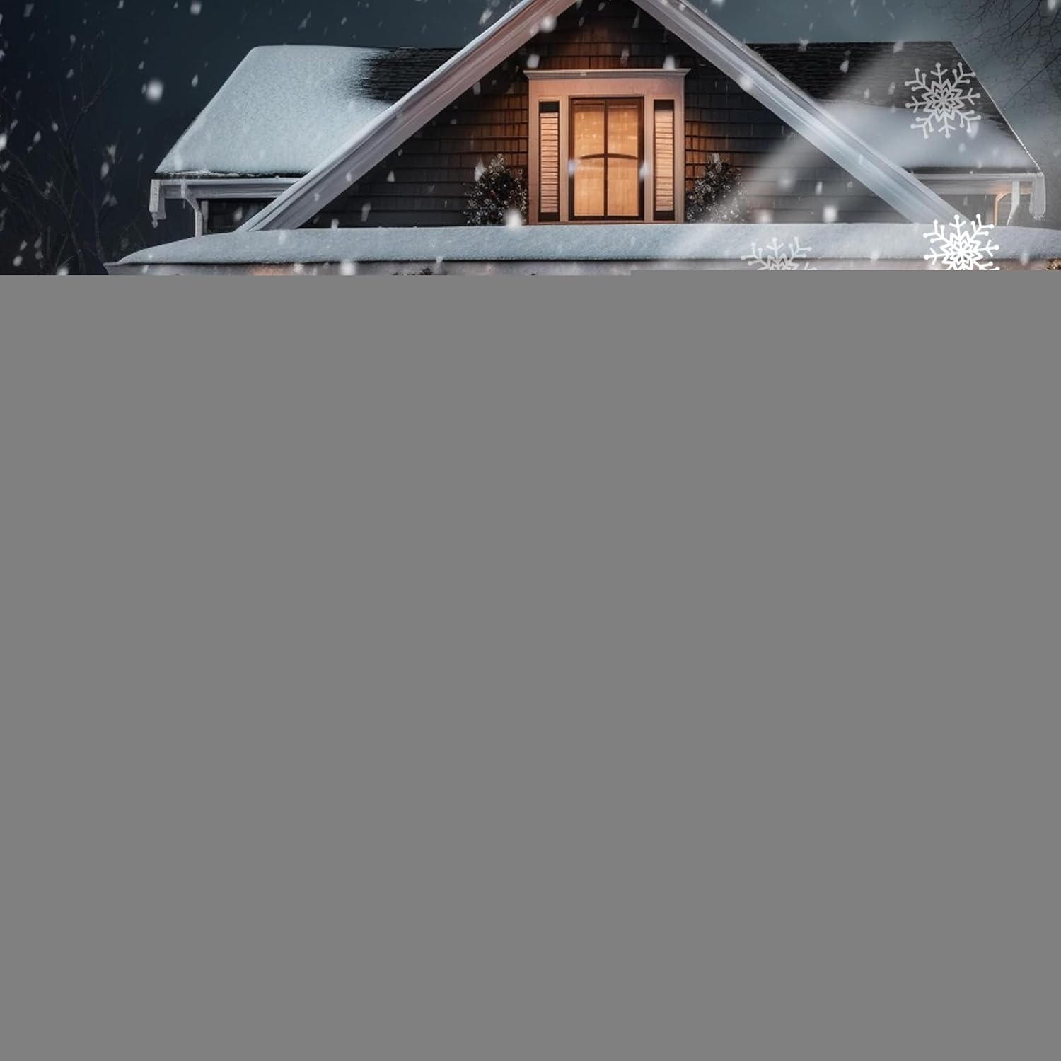 Snow Light Projector | 360° Rotation Snow Projector Lights - Projected Lamp Lighting for Holiday Decorations and Winter Garden