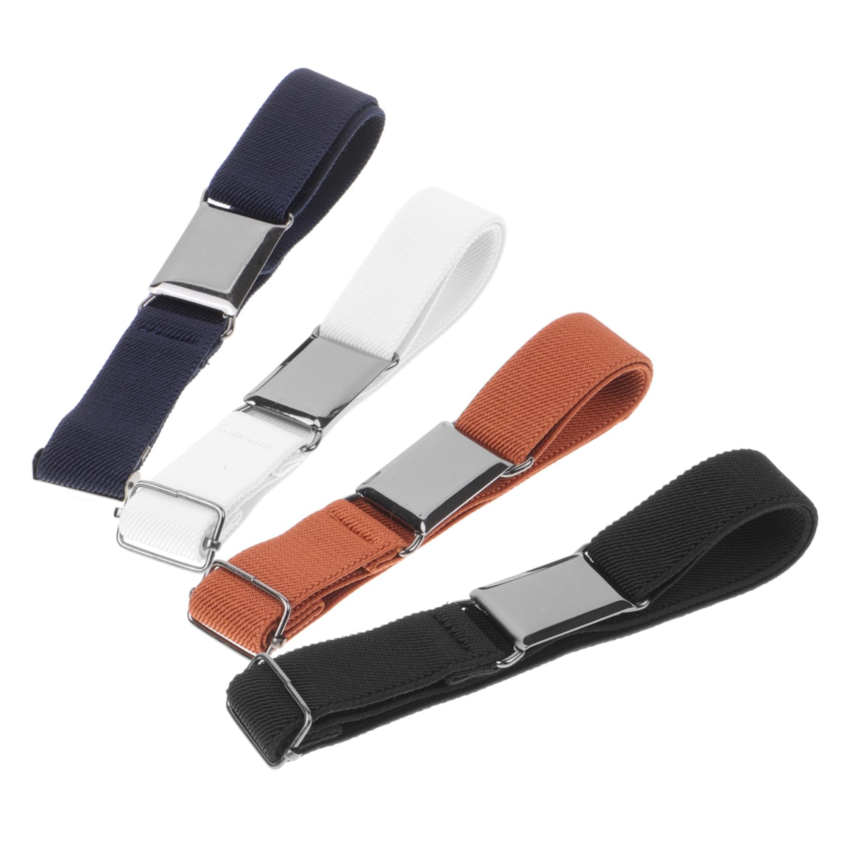 Ipetboom 4pcs Kids Belts Toddler Boys Girls Elastic Waist Belts Stretchy Dress Pants Jeans