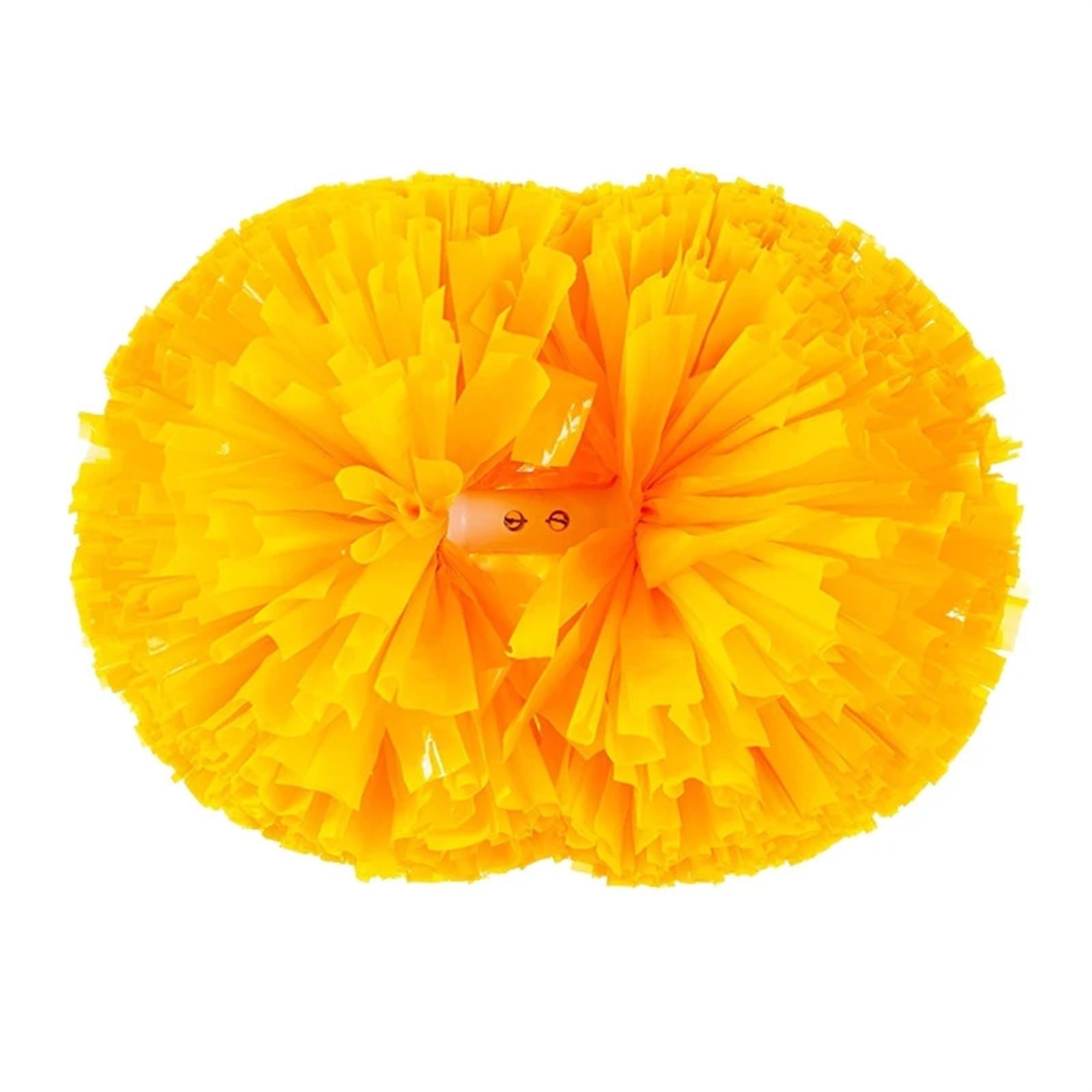 Cheerleader Pom Poms 2 Pack Cheerleading Pom Poms with Baton Handle for Team Spirit Sports for Adults Sport Competition(Color6)