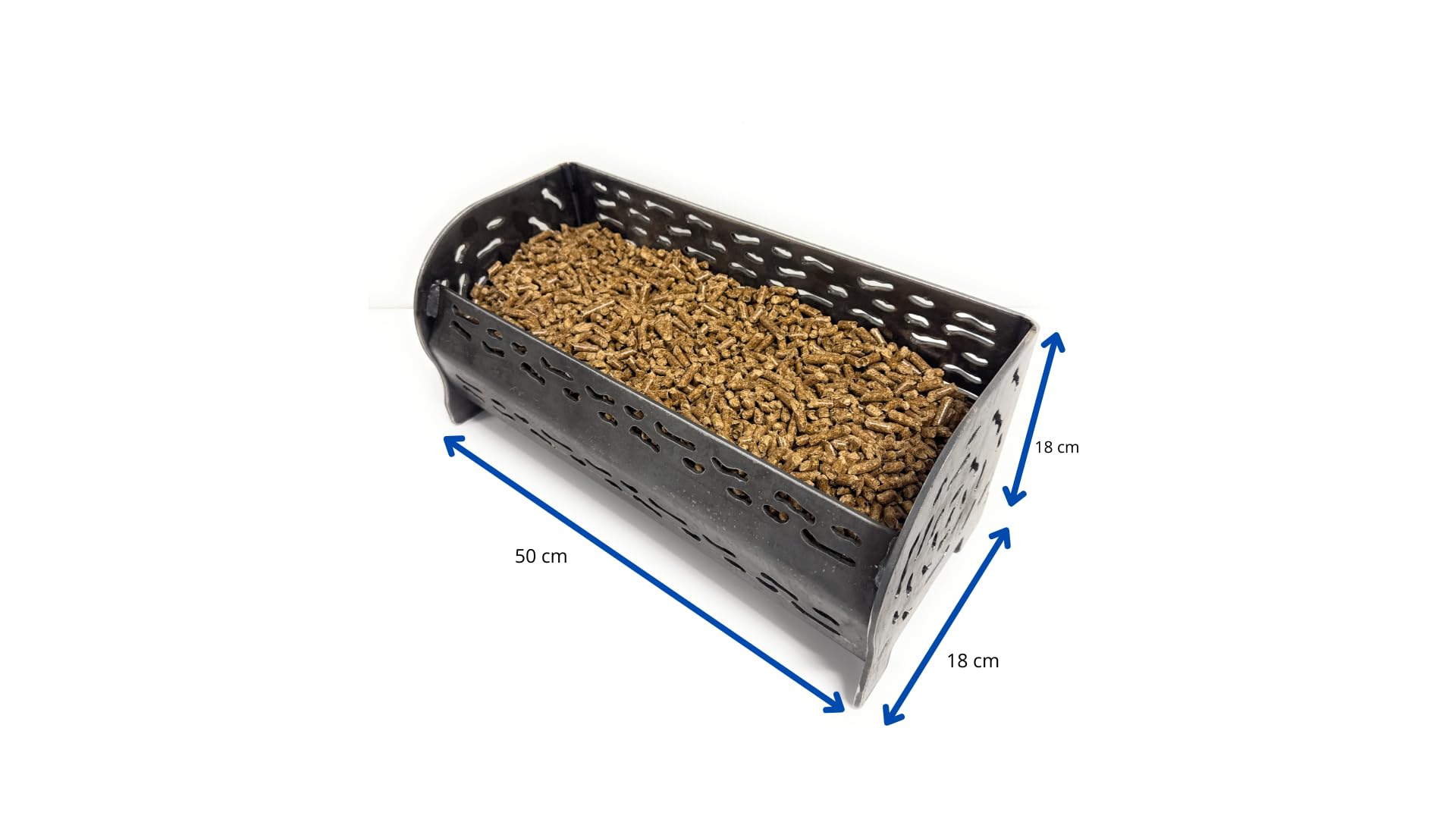 Panier à pellets/granulés bruleur pour cheminée/poele Extra Large haute qualité fabrication robuste