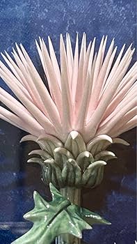 Amazon.co.jp: 華生窯 アザミ 薊 陶板 高級額装 箱付 保管品 極