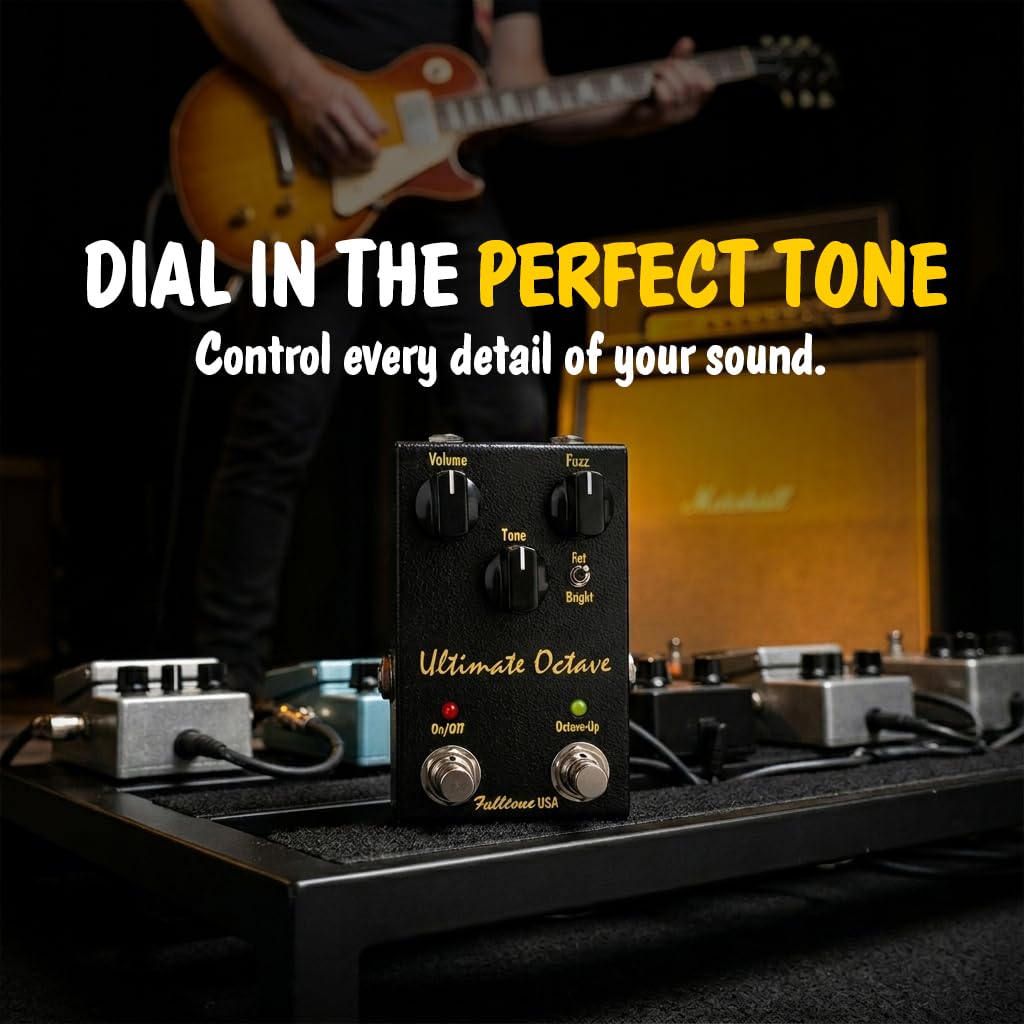 Amazon.com: Fulltone Ultimate Octave Fuzz Guitar Pedal with Octave