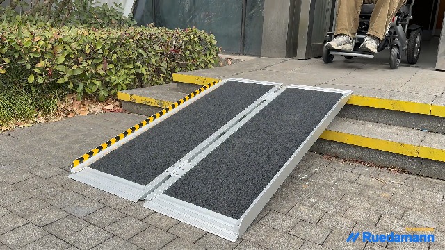 Amazon | Ruedamann スロープ 車椅子 長さ61cm 幅76cm 車椅子 スロープ